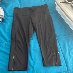 Cropped Lululemon fast and free size 12